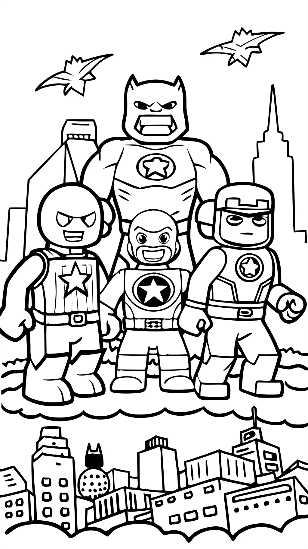 coloriages LEGO Avengers